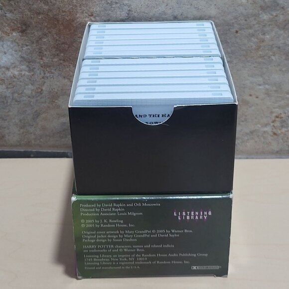 Harry Potter and the Half Blood Prince JK Rowling Unabridged on 12 Cassettes 200 - Picture 5 of 10